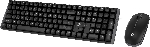 Комплект клавиатура+мышь Oklick S315W беспроводной, USB, 1600 DPI, чёрный, вид 12