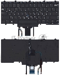 Клавиатура для ноутбука Dell Latitude E5470 E7470 черная с подсветкой и указателем