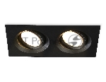 Светильник Ambrella light TN1146/2 BK черный IP44 GU5.3/2 180*95*38