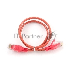 Патч-корд UTP Cablexpert cat.5e, 0.5м, литой, многожильный, красный