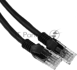 Патч-корд Premier PP6U-1M/BK 10000Гбит/с UTP 4 пары cat.6 CCA molded 1м черный RJ-45 (m)-RJ-45 (m)