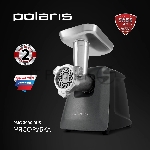 Мясорубка электрическая Polaris PMG 3090 RUS графит, 3000 Вт, 3.5 кг/мин, реверс, защита от перегрузки, металлический лоток, насадки - 11, вид 30