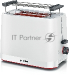 Тостер Bosch TAT3M121 белый, 950 Вт, 2 слота