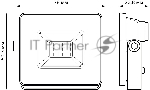 Прожектор светодиодный Gauss LED 10W 670lm IP65 3000К черный 613527110 Gauss