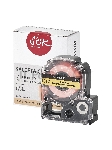 Кассета с лентой S'OK by Sakura Printing K5DBF для Epson, черный на флуоресцентном оранжевом, 18мм/5м