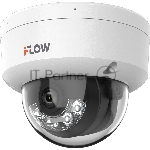 Уличная купольная IP-камера 2Мп с гибридной Smart-подсветкой и встроенным микрофоном, 1/2.9 CMOS, объектив 2.8мм, угол 103, мех ИК-фильтр, 0.005Лк@F1.6, 1920х1080@25к/с, H.265/H.265+/H.264/H.264+/MJPEG HLC коридорный режим DWDR, 3D DNR, BLC, ИК и LED 30м, G.711/G.722.1/G.726/MP2L2/PCM/AAC, встроенный микрофон, слот microSD до 512Гб, TVS IP67 IK08, -40...+60C, DC12В/PoE, 75Вт