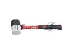 Киянка MATRIX 11171резиновая 450г чернобелая резина фибергласовая рукоятка