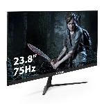 Монитор 23.8" ExeGate ProSmart EV2407A VA 1920x1080, 75 Гц, 5 мс, 16:9, 280 кд/м2, 1xHDMI, 1xVGA, 1x3.5 мм, черный