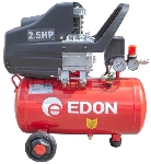Компрессор поршневой Edon OAC-25/1600 масляный 198л/мин 25л 1600Вт красный, вид 6