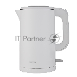 Электрочайник Centek CT-0020 белый, 1.7 л, 2200 Вт, скрытый нагревательный элемент