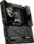 Материнская плата MSI MEG X870E GODLIKE MAX, AM5, AMD X870E, 4xDDR5, 4xSATA 6Gb/s, 5xM.2 (PCIe 5.0/4.0), 2xPCIe 5.0 x16, 1xPCIe 4.0 x4, 2xUSB4 40Gbps Type-C, 5xUSB 3.2 Gen2 Type-C, 8xUSB 3.2 Gen2 Type-A, 2x3.5 мм, 7.1, E-ATX, вид 3