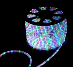 Шнур светодиодный Дюралайт чейзинг круглый 13мм 30LED/м мульти 2Вт/м 220В IP54 (уп.100м) NEON-NIGHT 121-329-6