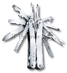 Мультитул Victorinox SwissTool Spirit X (3.0224.LB1) 105мм 26функц. серебристый блистер