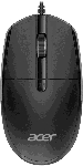 Мышь проводная Acer OMW401 черный, 2000 dpi, USB, кнопки - 4