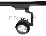 Трековый однофазный светодиодный светильник Ambrella light GL6107 BK черный LED 10W 4200K 24°