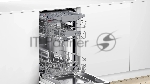 Встраиваемая посудомоечная машина Bosch SPV4HMX14Q, 45 см, 10 комплектов, электронное управление, дисплей, энергоэффективность А+, уровень шума 46 дБ, цвет белый, вид 27