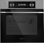 Шкаф духовой электрический Maunfeld AEOH60102S, 60л, дверца с 3 стеклами, нержавеющая сталь