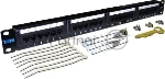Патч-панель Lanmaster TWT-PP24UTP 19" 1U 24xRJ45 кат.5e UTP