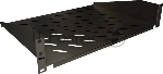 Полка стационарная NTSS NTSS-FF-350-BL 2U нагр.:20кг. 19" 350мм черный