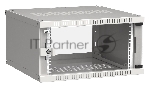 Шкаф ITK LWE3-06U66-GF LINEA WE 6U 600x600 мм дверь стекло серый