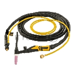 Горелка сварочная Denzel TIG WP17V, прямое подключение к баллону, 4 метра