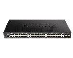 Коммутатор D-Link DGS-1250-52XMP/RU/A1A, 48×1 Гбит/с + 4×10 Гбит/с SFP+, управляемый