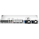 Сетевое хранилище SMB QNAP TS-464U-RP-8G NAS 4 HDD trays, rackmount 1U, 2 PSU. 4-core Intel Celeron N5105/N5095 2.0-2.9 GHz, 8 Gb RAM MAX, 2x2.5 Gigabit Ethernet, 4xUSB, 1xHDMI . PCIe Gen 3 x2, W/o rail kit RAIL-B02