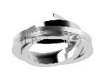 Насадка для корпуса светильника N7003 PSL серебро полированное D70*H26mm Out1.5mm MR16