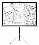 Экран Cactus 127x127см Triscreen CS-PST-127X127 1:1 напольный рулонный белый