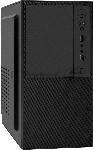 Компьютерный корпус Minitower ExeGate BAA-308-UNS400 (mATX, БП UNS400 с вент. 12см, 2хUSB, HD Audio, черный)