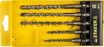 Набор буров STAYER PROFI 2930-H5 по бетону, хвостовик "SDS-Plus", 5х110; 6х110; 6х160; 8х160; 10х160мм; 5шт