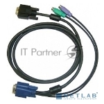 Переключатель D-Link DKVM-IPCB/10 Упаковка 10 кабелей KVM для устройств DKVM-IP1/IP8, длина 1.8м 