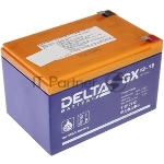 Аккумуляторная батарея Delta GX 12-12 напряжение 12В, емкость 12Ач (151х95х101мм)