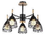 Светильник Ambrella light TR8015/5 BK черный E27*5 max 40W D600*385