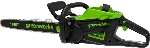 Цепная пила аккумуляторная GreenWorks D60CS25k4, 60V, 40 см, бесщеточная, 2500 Вт, с 1хАКБ 4 Ач. и ЗУ, вид 6