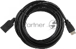 Кабель-удлинитель для HDMI ACD-DHHF1-50B HDMI 1.4, Golden Plated,19m/19f, HDMI extension, черный, 5м (74229)