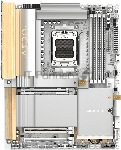 Материнская плата Gigabyte X870E AERO X3D WOOD, AM5, AMD X870E, 4xDDR5, 4xSATA, 4xM.2, 2xPCIe 5.0 x16, 1xPCIe 4.0 x16, 1xHDMI, 2x5Gb LAN, Wi-Fi 7, Bluetooth 5.4, 2xUSB-C 40Gbps (USB4), 1xUSB-C 20Gbps, 5xUSB-A 10Gbps, 3xUSB-A 5Gbps, 3x3.5 мм + S/PDIF оптический, 7.1, вставки из дерева, ATX