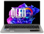 Ноутбук Acer Swift Go 14 SFG14-73-56KL Intel Core Ultra 5 125H/16Gb (soldered D5)/SSD512Gb/UMA/14"/OLED/WQXGA+/2880x1800/90Hz/NoOS/Silver/1.25kg