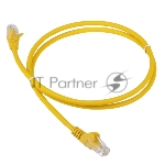 Патч-корд LANMASTER LSZH UTP кат.5e, 0.5 м, желтый