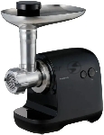 Мясорубка электрическая Panasonic MK-GX1710KTQ черный, 1700 Вт, 3.0 кг/мин, реверс, защита от перегрузки, металлический лоток, насадки - 5