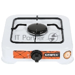 Плита настольная газовая Centek CT-1520 белый, 1.7 кВт, газ, конфорки - 1, эмаль, поворотные переключатели