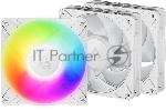 Вентилятор корпусной ARCTIC P12 Pro A-RGb (White) - 3 Pack- retail (ACFAN00326A)