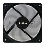 Вентилятор для корпуса Digma DFAN-120-9 черный, 120 мм, 1200 об/мин, 23 дБ, 4 pin