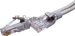 Патч-корд Suprlan 10-0144 UTP RJ-45 вил.-вилка RJ-45 cat.5e 3м серый LSZH 24AWG