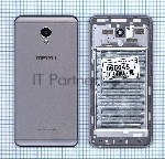 Задняя крышка для Meizu M5 Note темно-серый