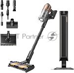 Пылесос вертикальный Dreame Cordless Vacuum Cleaner Z20AquaCycle Station черный/золотистый, питание от аккумулятора, 250 Вт, уборка влажная/сухая, пылесборник 0.6 л, вид 31