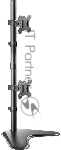 Кронштейн ONKRON D208FS для двух мониторов 13"-32" настольный, черный