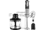 Блендер погружной Centek CT-1342 черный/серебристый, 1400 Вт, плавная регулировка, турбо