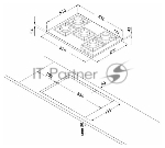 Встраиваемая газовая панель Korting HG 965 CTX / 90x51 см, 5 высокоэффективных конфорок, WOK- сверхмощная конфорка с тройным рядом пламени, автоматический электроподжиг, газ-контроль каждой конфорки, передние металлические переключатели, чугунные решетки, в комплекте - чугунная подставка WOK и адаптер для кофейника, нержавеющая сталь