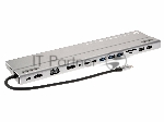 Адаптер VCOM TypeC -->3*USB3.0+2*USB2.0+VGA+RJ45+SD+TF+AUD+HDMI+DP+2*USB3.1 Data+PD